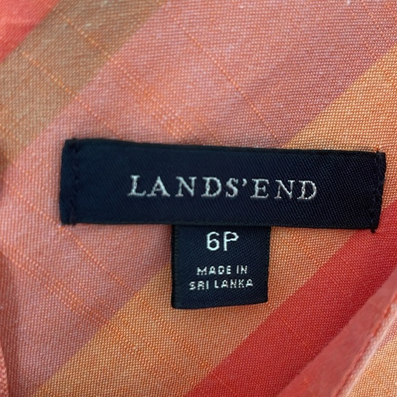 Fun Land’s End summer dress in 100% cotton. Size 6P in good used condition - Picture 5 of 11